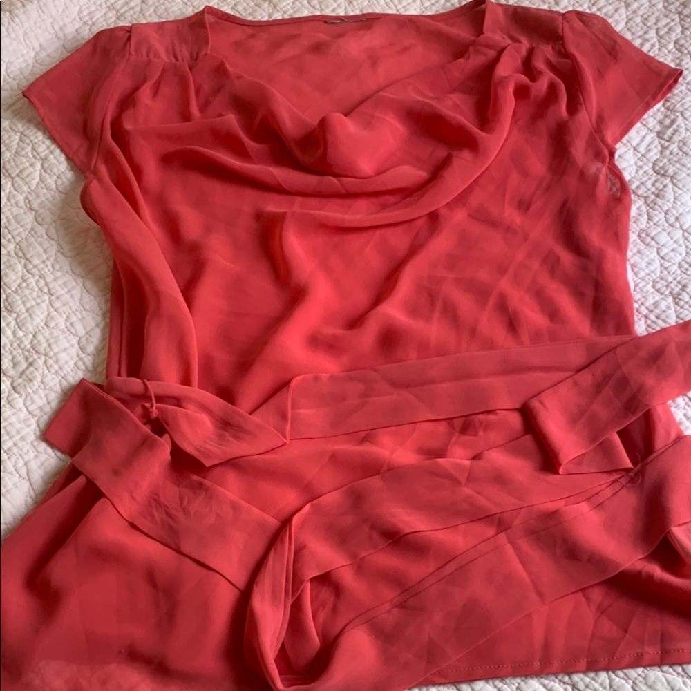 No Boundaries Coral Blouse